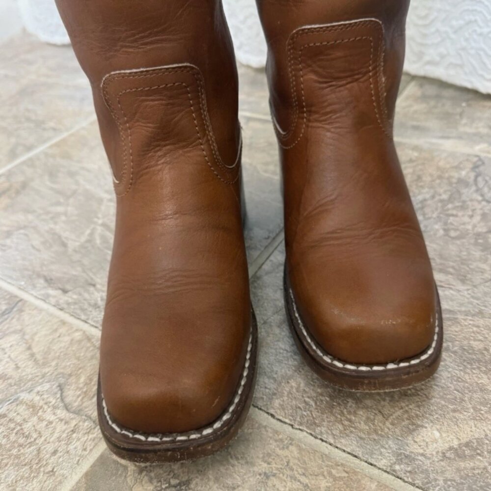 Frye Campus 14L Boots Saddle - Picture 3 of 5